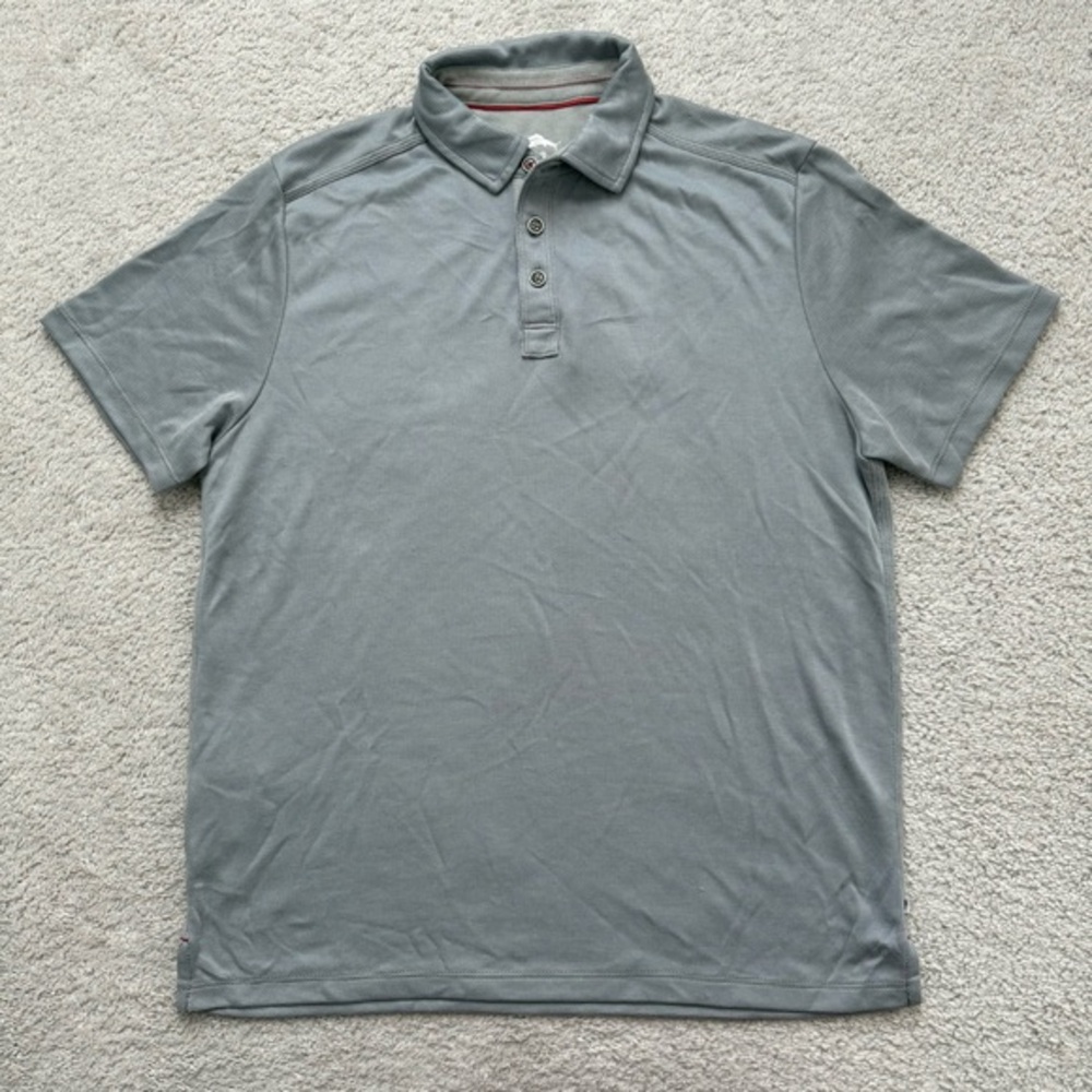 Tommy Bahama Steel Gray Polo Shirt Sz S